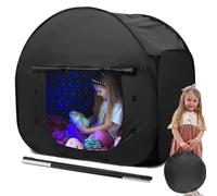 Sensory Tent for Kids, Pop Up Black Out Sensory Tent | Portable Indoor Calm Down Corner for Autistic Children to Play and Relax | Helps With Autism, SPD, Anxiety & Improve Focus