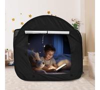 Sensory Tent for Kids, Portable Pop Up Black Out Tents Calms Corner for Anxiety Children, Arched Breathable Kid Playhouse Sensory Corner, Helps with Autism, SPD, Anxiety & Improve Focus