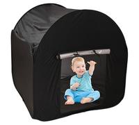 Sensory Tent Full Blackout 47x47x47in Square Kids Tent with Door & Window Curtain Foldable Quick Release Calm Corner for Relaxing, Play Indoor Outdoor