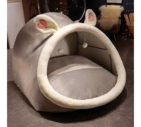 Sensory Tent - Giant Blackout Calming Hideout Den for Kids and Adults | Portable Sensory Room Play Tent to Relieve Anxiety and Promote Calm， color: Grey，size: 100x130x90cm