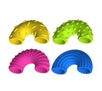 Sensory Texture Fidgets for Kids | Children's Calming Sensory Toy,Silicone Stress Reliever Fidget Gadget for Travel School Home Classroom Boys Girls