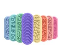 Sensory Toy, After-School Play 8 Pieces Soft Silicone Blocks Fidget Sensory Game for Over 3 Years Old Pupils, Boys, Girls, Students, Travel, Home, Commuting, Dorm, Picnic, Educational Play