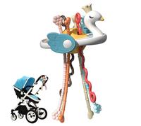 Sensory Toy For - Pull String Toy For Newborns & 6-12 Month | Pull-Out Educational Toys, Portable Fine Motor Development (Random Colors)