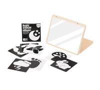 Sensory Toy Set - Funny Kids Mirror Toy with Cards | Portable Preschool Educational Activity, Early Learning Supplies for Home, Travel, School