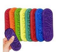 Sensory Toy - Tactile Gadget, Eight Pieces Gentle Feeling Items For After-School Play, Calming Devices With Silicone Fidget Gear, Learning Aid, Soothing Objects For Students Travel