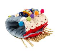 Sensory Toys for Alzheimer Patients Fidget Blanket for Adult with Dementia Anxiety Relief Autistic Dementia Sensory Arm Pillow Fidget Wrist Cuff Dementia Activities for Seniors (Blue)