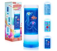 Sensory Toys for Autism,7 Colors Sensory Lights,Jellyfish Kids Night Light Sensory Bottle Lamp,Autism Sensory Equipment Special Needs Developmental Toys,Birthday Christmas Gifts for Boys Girls Ages 3+
