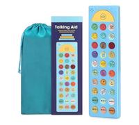 Sensory Toys for Autism, Autism Sensory Equipment, AAC Communication Device, Speech Therapy Toys with 6 Programmable Buttons & Adjustable Volume, Autism Aids for Kids (Blue)