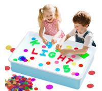 Sensory Toys for Autism, Fun Sensory Light Table Manipulatives and Accessories, Preschool Educational Toys for 3+ Kids Autism ADHD ASD for Home School
