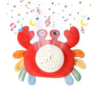 Sensory Toys for Babies - Musical Crab Toy Baby Toys 6-12 Months Fun Interactive Infant Montessori Toddler Toy 1 2 3 Year Old Boy Girl Birthday Gifts