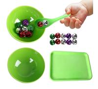 Sensory Toys for Kids,Skill Training Bell Scooping Set - Scooping Sensory Toy - for Children Preschool Classroom Home Travel Kindergarten Homeschool Birthday Holiday