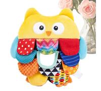 Sensory Toys - Sensory Owl Toy, High-Contrast Visual Stimulation, Development Toy | Multi-Textured Activity Plush, Learning Companion For Tummy Time, Early Exploration