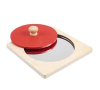 Sensory Toys | Wooden Learning Stuffers with Mirror | Kid Fidget Toys - for Party Boys Classroom Stocking Easter Travel Airplane