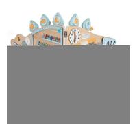 Sensory Wall Panel for Kids | Dinosaur Shape Wooden Early Learning Toy | Activity Wall Sensory Board | for Kids Boys Girls Home Living Room Bedroom Classroom Playroom Kindergarten