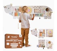 Sensory Wall Panel for Kids - Learning Activity Center for Toddlers - Emotional Development & Fine Motor Skills - Kids Learning Activity Center