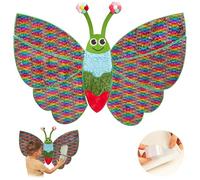Sensory Wall Panel for Kids | Touch, Feel & Learn | Butterfly Sensory Room Toys | Activity Play Panels | Wall Busy Board | Calm Down Corner Equipment | Flip Sequin Fabric | Autism, ADHD, Anxiety