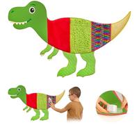 Sensory Wall Panel for Kids | Touch, Feel & Learn | Dinosaur Sensory Room Toys | Activity Play Panels | Wall Busy Board | Calm Down Corner Equipment | Flip Sequin Fabric | Autism, ADHD, Anxiety