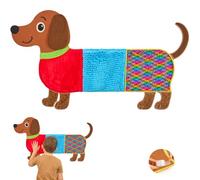 Sensory Wall Panel for Kids | Touch, Feel & Learn | Dog Sensory Room Toys | Activity Play Panels | Wall Busy Board | Calm Down Corner Equipment | Flip Sequin Fabric | Autism, ADHD, Anxiety