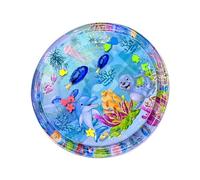 Sensory Water Mat for Babies - Water Mat for Cats | Tummy timee Water Mat | Interactive Toy for Cats to Play Alone | Foldable Design Water Knock Mat for Floor, Tiles and