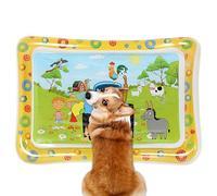 Sensory Water Mat, Inflatable Water Mat Tummy Toys, Thickened Crawling Pads, Tummy Water Play Mat, Activity Center for Hand-Eye Coordination