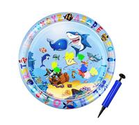 Sensory Water Mat,Round Sensory Play Pad for Funny Water Fun - Thickened PVC Unbreakable Pset Bed, Interactive Enrichment Toys Sensor for Summer and Others