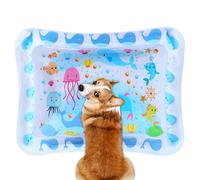Sensory Water Mat - Thick Up The Inflatable Water-Sensing Pet Mattress, Multifunctional Summer Cool Pads, Available for Pets and Children, Crawling Pads, Tummy Water Mat Activity Center