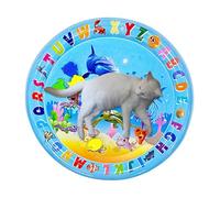 Sensory Water Play Mat For Cats,Kitten Teaser Toys - Pet Cooling Mat for Summer, Water Sensory Playmat for Cats, Interactive Cat Toy for Summer Hot Days