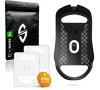 SensoryBoost DPS Glides (Set of 2) Compatible with Steelseries Aerox 9, 5, 3 (Ghost) - Ultra Fast, Rounded, Durable - PTFE - Replacement Mouse Feet, Skates - Gaming Mouse Upgrade Accessories