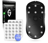 SensoryBoost FPS (d) Dot-Skates (PTFE) Universal Mouse Feet for Maximum Control & Precise Gliding on Fabric & Glass Mouse Pads (40 Pieces Diameter 6.5 mm) Rounded, Quiet & Durable | Premium Glides