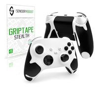 SensoryBoost Grip Tape Set für XBOX Controller Series X/S, Anti-Rutsch Aufkleber, Schweißabsorbierend, Rutschfest, Langlebig & Ultradünn (0.5 mm) - Playstation Gaming Zubehör, Schwarz