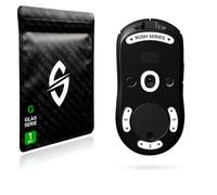 SensoryBoost Rush Glass Glides Set for Logitech G PRO Wireless - Ultra Fast & Gentle, Polished, Rounded Edges, Enormous Durability - Replacement Mouse Feet, Skates - Gaming Mouse Accessories