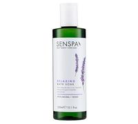 SenSpa Relaxing Lavender Bath Soak - 250ml Vegan Bubble Bath for Women & Men, Luxury Natural Bubble Bath Wash with Organic Lavender, Bath Additives Spa Gifts - Mens/Womens Luxury Bath Products