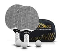 Senston Table Tennis Rackets Set,Professional Ping Pong Paddle Set for 2-4 Players, Composite Rubber Ping Pong Paddle, Indoor or outdoor games.