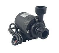 SENSTREE Brushless Centrifugal Submersible Water Pump 800L/H 210GPH 5M/16ft for Fountain Pool Solar Circulation System Water Circulation System (DC 12V + 3/4" Male Thread)