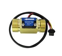 SENSTREE G3/4" Brass Water Flow Sensor, Hall Effect Liquid Flow Meter Flowmeter Counter 1-30L/min