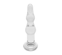 Rimba Dolly - Transparent Wavy Glass Anal Dildo