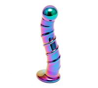 Sensual Multi-Coloured Glass Nikita Dildo