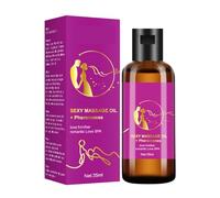 Sensual Pheromones Massage Oil for Couples - Natural Aromatherapy with Essential Oils for Romantic Lover Spa 35ml/1.18 Fl Oz Sample