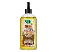 Sensual Sandalwood Massage Oil - Body Oil for Relaxation, Stress Relief & Mood Enhancement - Natural, Non-Greasy Blend for Skin Hydration & Intimate Connection (50ml Clear Dropper)