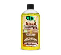 Sensual Sandalwood Massage Oil - Body Oil for Relaxation, Stress Relief & Mood Enhancement - Natural, Non-Greasy Blend for Skin Hydration & Intimate Connection (100ml)