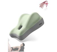 Sensuara Pillow for Couples, Megelyn - The Flame Pillow, Butt Cushion for Couples - Low Profile Design, Fast Rebound After Impact - for Couple (Green)
