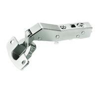 Sensys 9088016 Angle Hinge W30 with Integrated Damping (Sensys 8639i W30), Nickel-Plated, Present, Opening Angle 95°, TH-Drill Pattern 52 x 5.5 mm, Screw-On