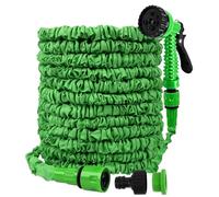 SENTAIMAO Expandable Hosepipes,30m 100ft Garden Hose Pipe for Garden Flexible Garden Hose with 7 Function Spray Gun,Extendable Water Hose Retractable Magic Hose Pipe for Gardening Car Washing (Green)