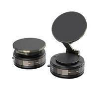 Sentechx Strong Magnetic Suction Phone Holder, Foldable Portable Phone Stand for All Smartphones, 360° Adjustable Vacuum Suction Cup Phone Mount for Car Windshield, Desk, Mirror