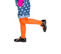 SENTELEGRI Girls Tights Plain Opaque 40 Denier, Age 2-12Years-18 Colours (Age 2-3, Orange)