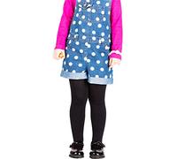 Sentelegri Girls Tights Plain Opaque 60 Denier, Age 2-12Years-16 Colours (Age 2-3, Black)