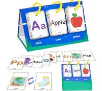 Sentence Flip Charts Sentence Building Flash Cards for Kids Literacy Educational Flip Chart Double-Sided Word Builder Cards CVC Word Language Learning Game Educational Spelling Toy for Classroom Home