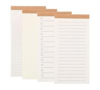 Sentence Strips for Teachers 4Pcs Portable Field Notes Small Notepads 50Sheet Pocket Notebooks Memo Book to Do List Organizer Planner Daily for Work Office