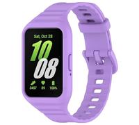Senter Compatible with Galaxy FIT3 Rugged Bumper Case with Band, Sport Silicone Protective Case for Samsung Galaxy FIT 3（SM-R390） Smart Watch for Women Men