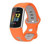 Senter Soft Silicone Replacement Bands for Fitbit Charge 5/Charge 6，Sport Watch Wristband Replacement Silicone Strap for Woman Man